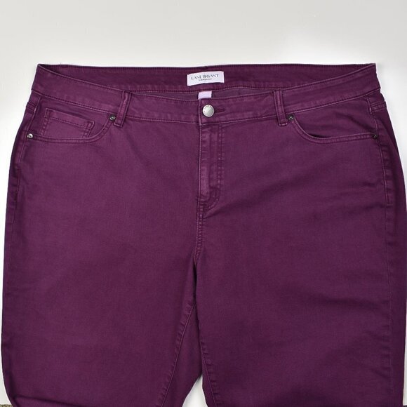 Lane Bryant Girlfriend Crop Jeans 24 - Picture 4 of 6